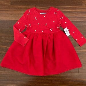 BNWT Old Navy Red Heart-Patterned Kids Tulle Dress
